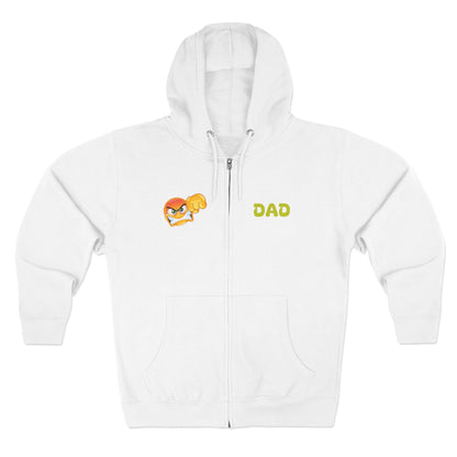 Defender Against Dirtbags Zip Hoodie, Dad Gift, Father's Day Hoodie, Funny Dad Sweatshirt, Gifts for Him, Dad Birthday Present