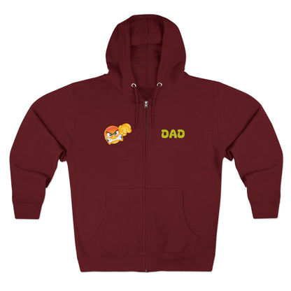 Defender Against Dirtbags Zip Hoodie, Dad Gift, Father's Day Hoodie, Funny Dad Sweatshirt, Gifts for Him, Dad Birthday Present